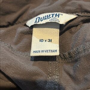 Duluth Trading Co Women's Gray 10x31 Stretchy Work Pants Washed. Never Worn